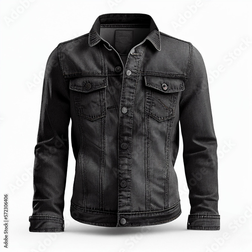 Slika na platnu Black jeans jacket