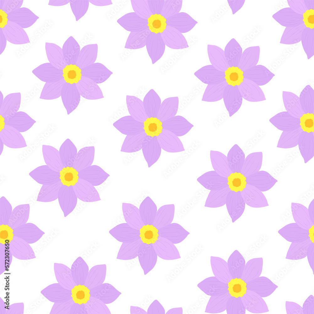 Seamless pattern flowers vector illustration Seamless pattern flowers vector illustration