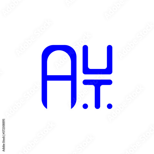 AUT letter logo abstract creative design. AUT unique design	
