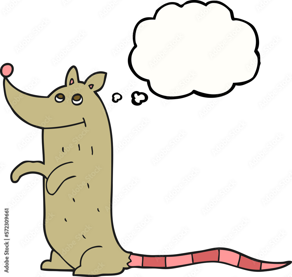 thought bubble cartoon rat thought bubble cartoon rat
