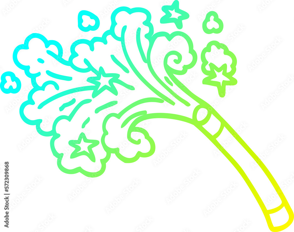 cold gradient line drawing cartoon magic trick cold gradient line drawing cartoon magic trick