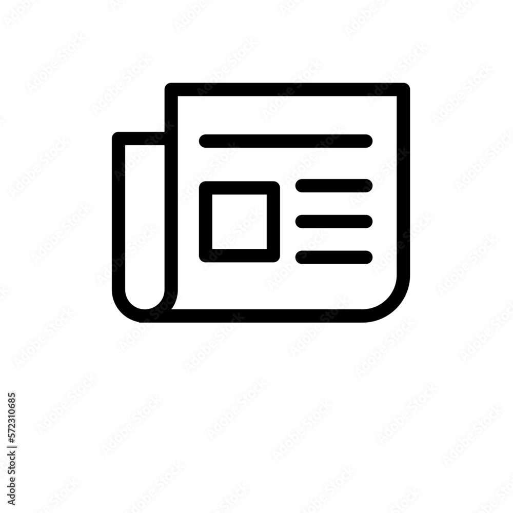 newspaper Vector icon newspaper Vector icon