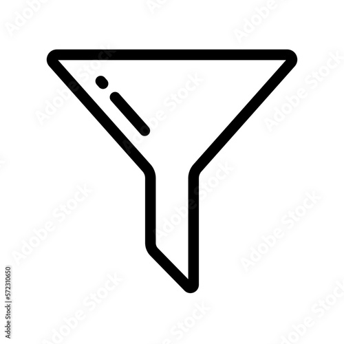 filtr icon vector image or sign