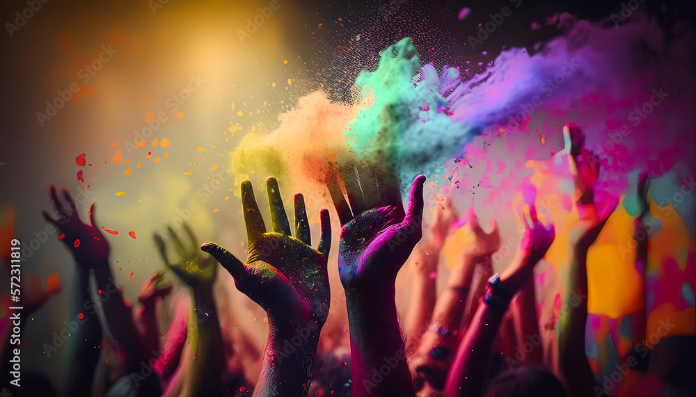 holi festival aurich 2025