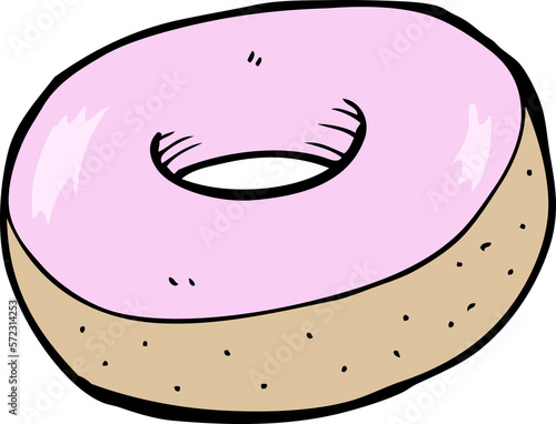 Fototapeta Naklejka Na Ścianę i Meble -  cartoon donut