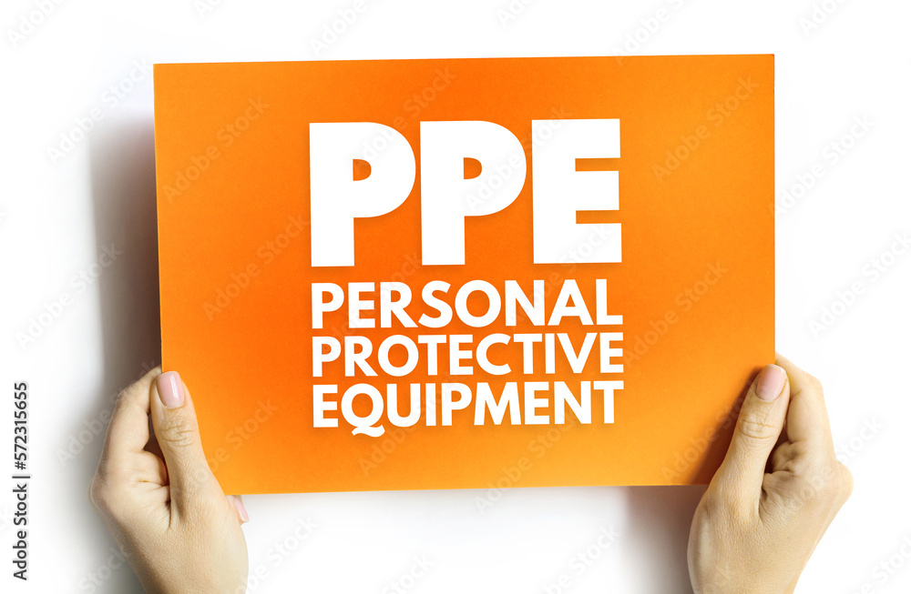 PPE Personal Protective Equipment protective clothing, helmets