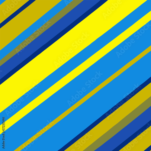 Blue And Yellow Diagonal Lines Vector Background Style.