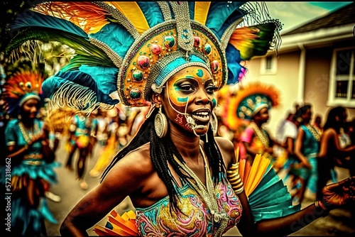 Carnival in Guadeloupe  Caribbean stock photo Carnival - Celebration Event  Caribbean  Dancing  Parade  Music Festival