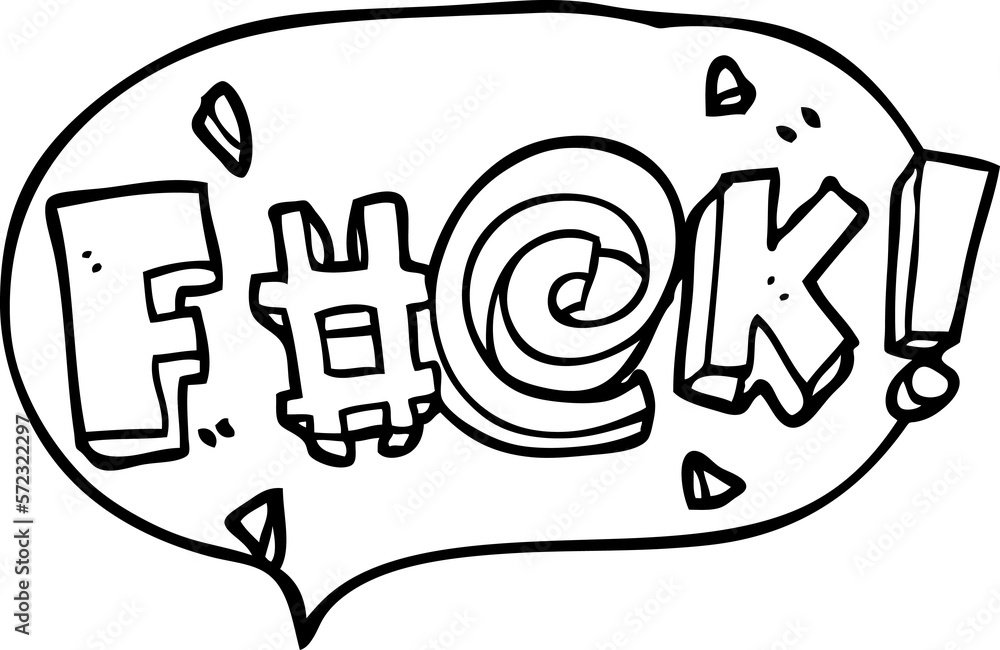 speech bubble cartoon swearword speech bubble cartoon swearword