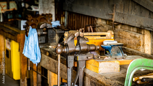 Old blacksmithing tools