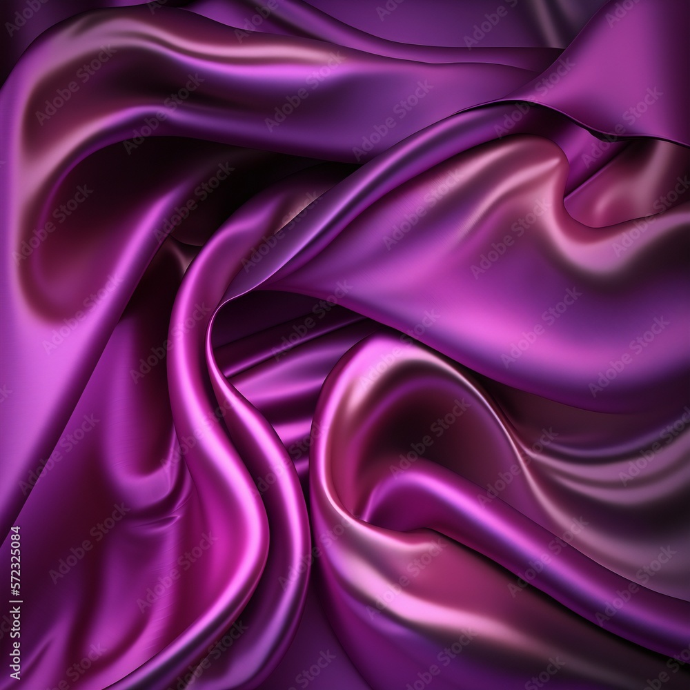 Fototapeta premium Glossy fabric texture background.