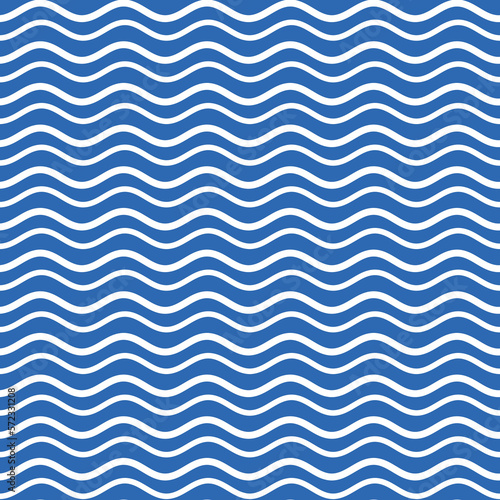 White line wave on blue background,beautiful pattern for interior decorative,abstract concept and design