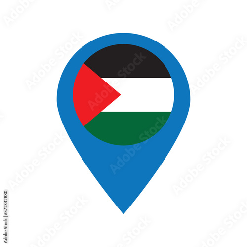 Free Download Palestine map icon - GFXLoad