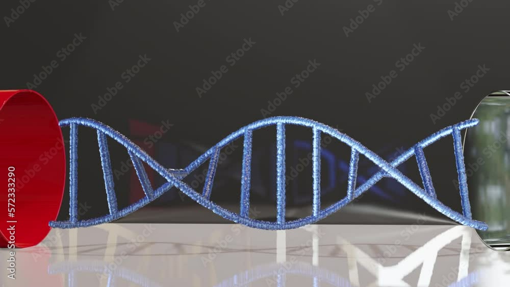Gene Therapy Capsule with Double Helix