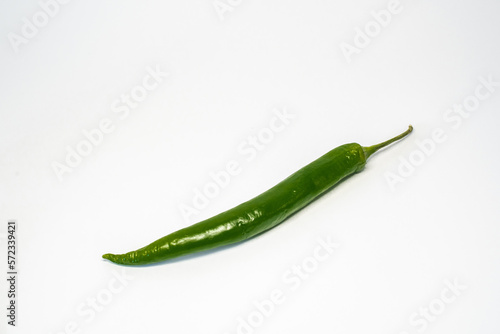 Картината върху платно hot and fresh green chillies