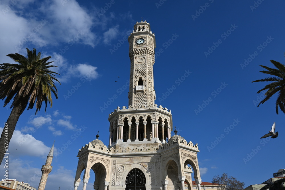 Fototapeta premium history, izmir clock tower. Turkey