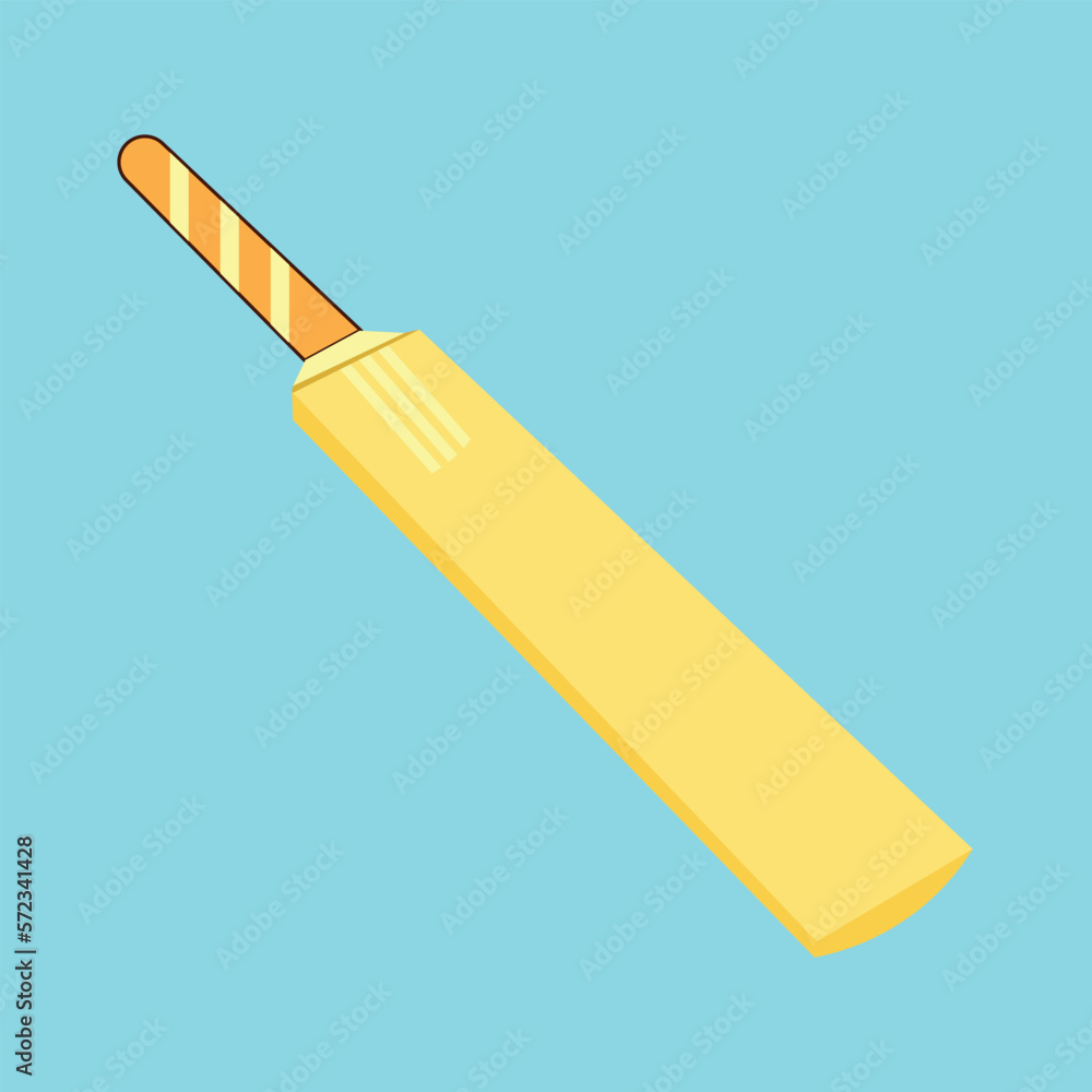 Cricket bat illustration. Cricket bat illustration.