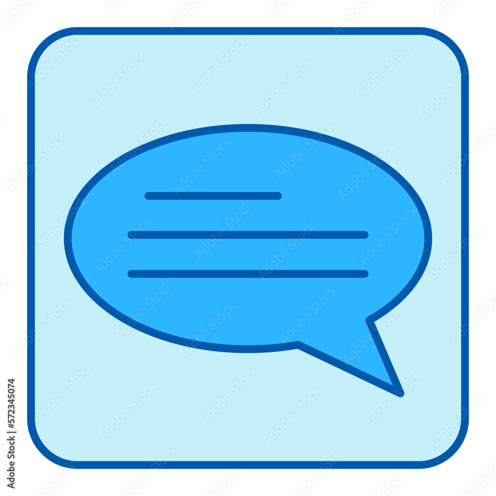 Text message received - icon, illustration on white background, similar style Text message received - icon, illustration on white background, similar style