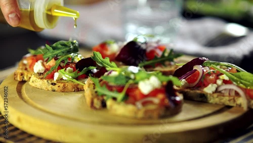 Mediterranean food Spanish tapas . starters on starter	