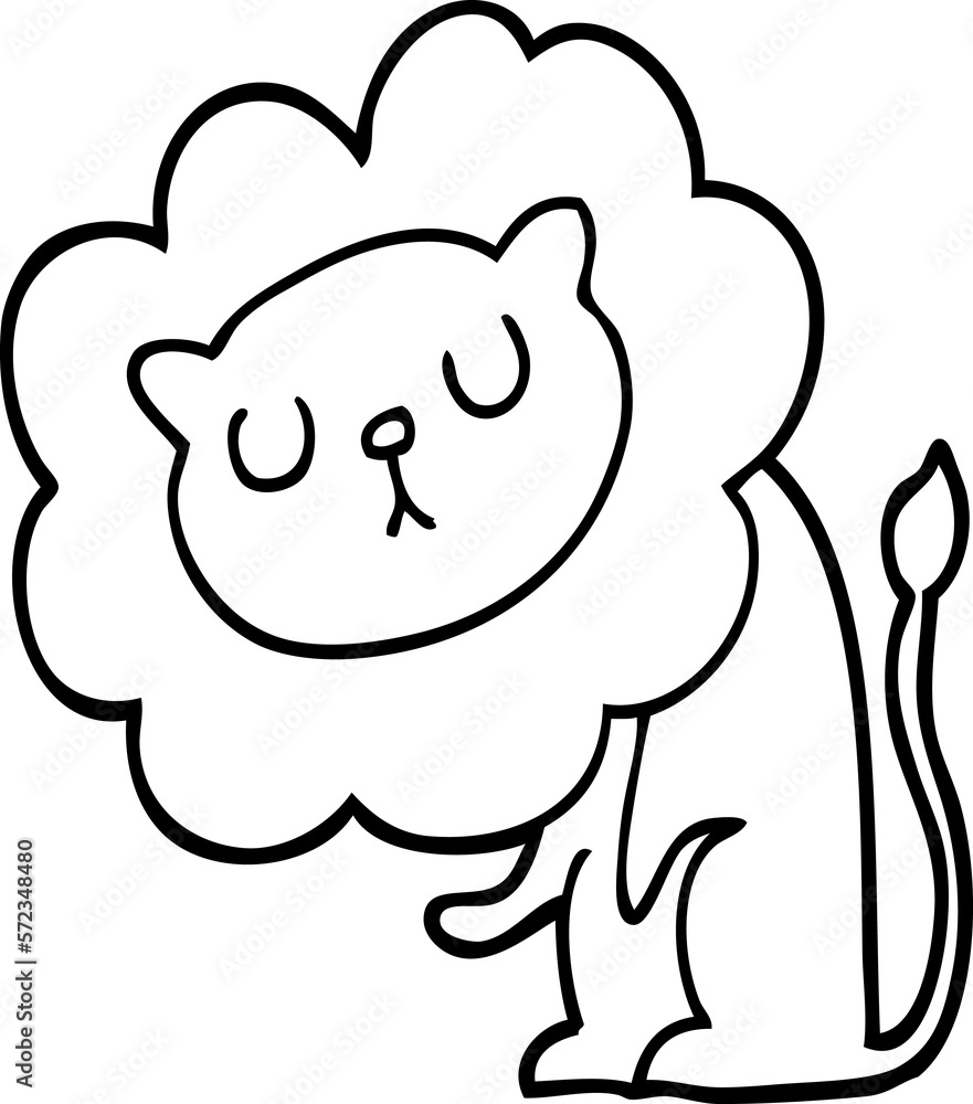 cute cartoon lion cute cartoon lion