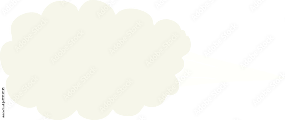 flat color illustration of a cartoon steam blast symbol flat color illustration of a cartoon steam blast symbol