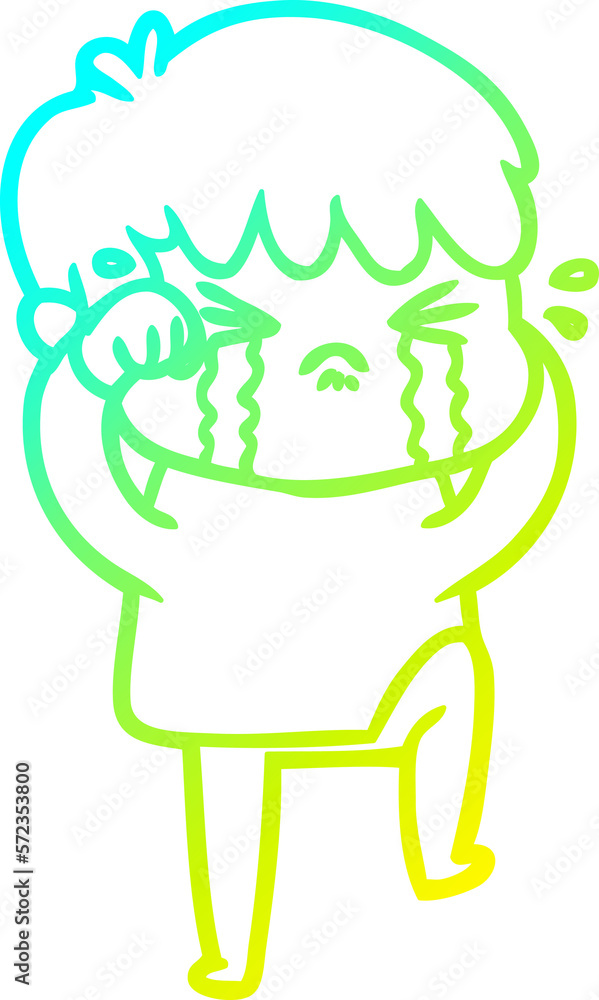 cold gradient line drawing cartoon boy crying cold gradient line drawing cartoon boy crying
