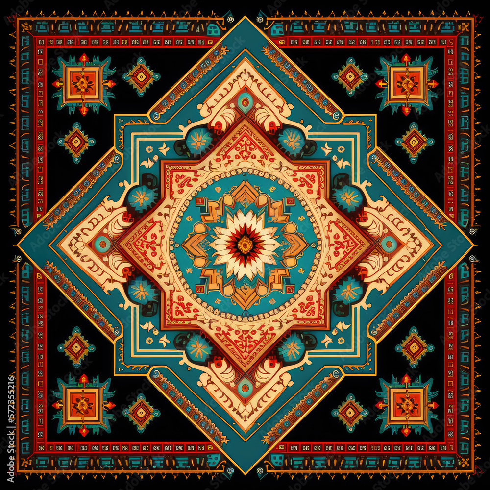 thai pattern sacred geometry art