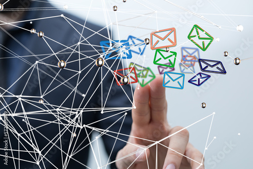 mail communication support contact concept service - connection