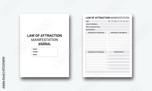 Law of Attraction Manifestation kdp interior