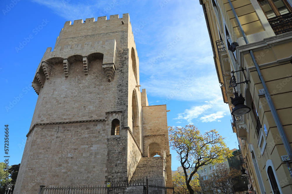 Obraz premium valencia puerta de entrada fortificada 4M0A7619-as23