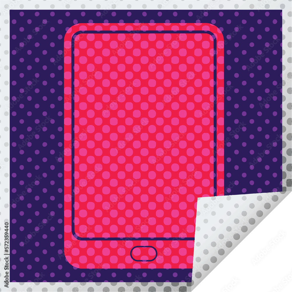 Tablet computer square peeling sticker