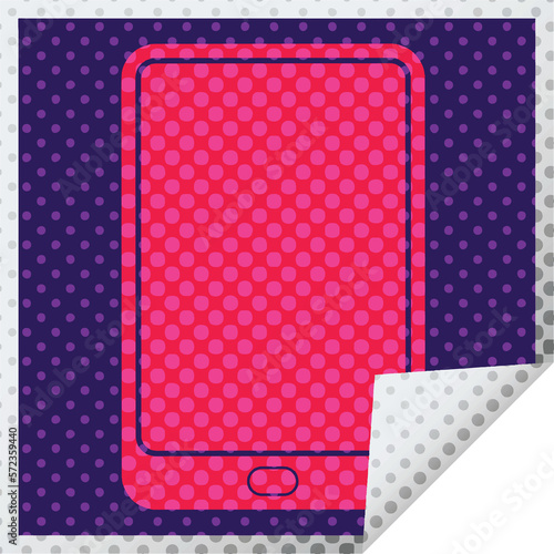 Tablet computer square peeling sticker