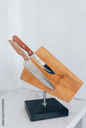 Wooden stand for knives