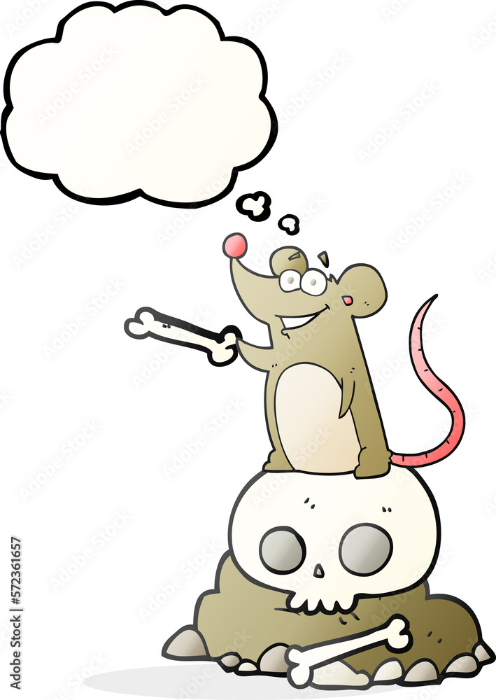thought bubble cartoon graveyard rat thought bubble cartoon graveyard rat