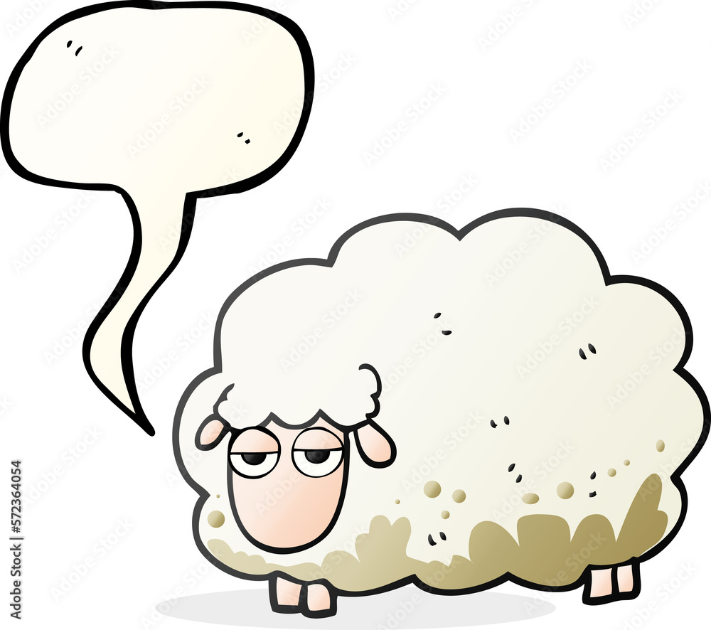 speech bubble cartoon muddy winter sheep speech bubble cartoon muddy winter sheep