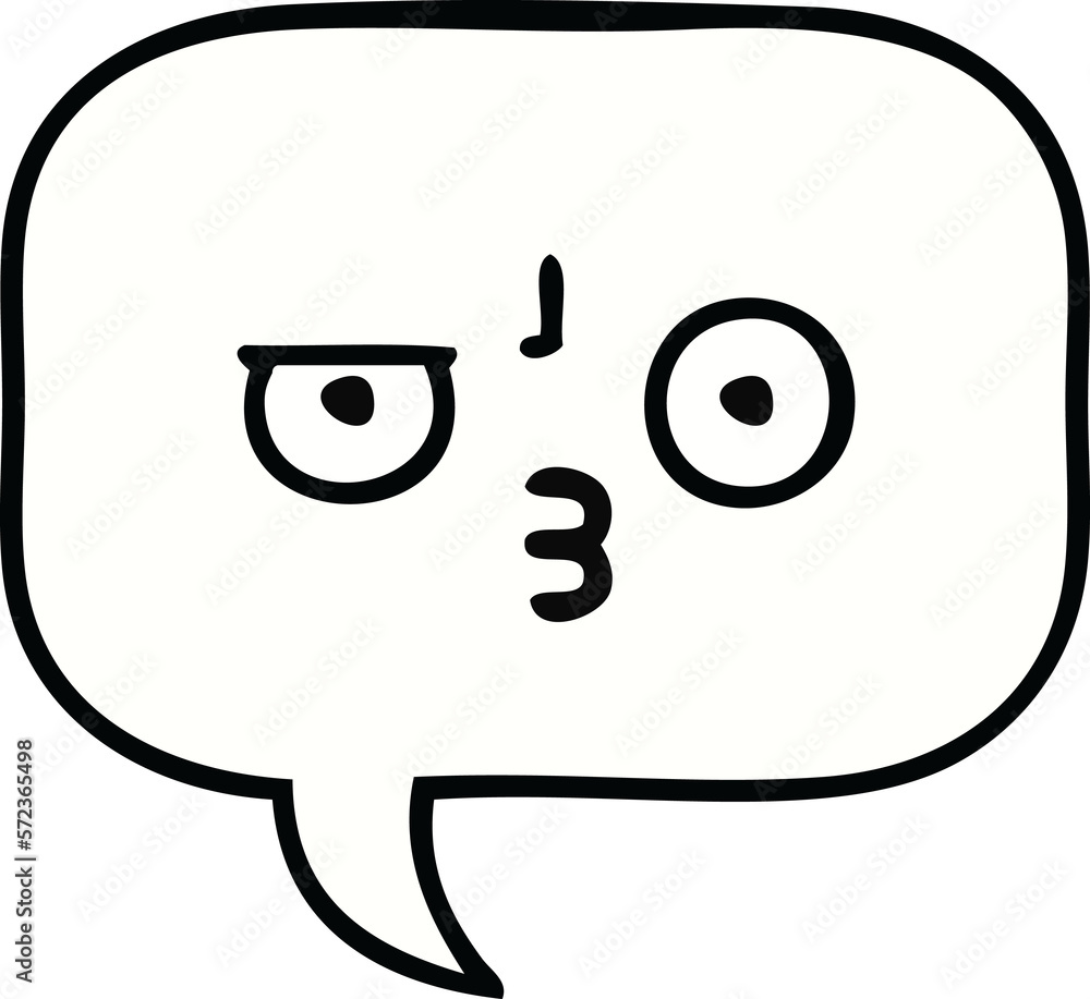 cute cartoon speech bubble cute cartoon speech bubble