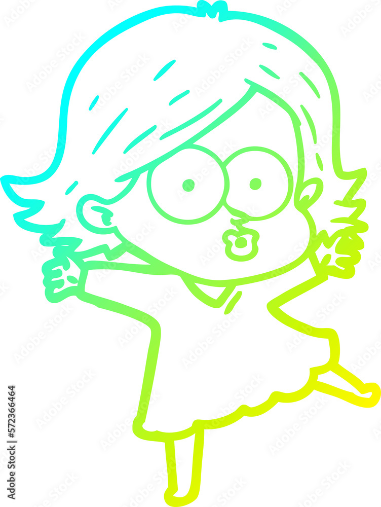 cold gradient line drawing cartoon girl pouting cold gradient line drawing cartoon girl pouting