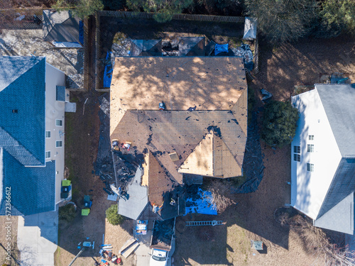 Roofing Drone Photos © Mathew