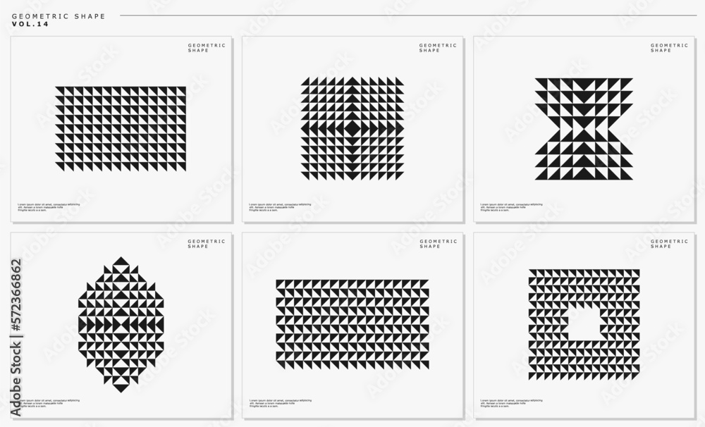 Modern triangle abstract shape logo design Modern triangle abstract shape logo design