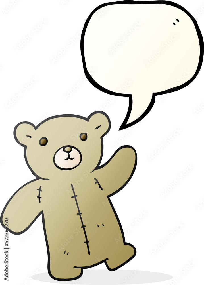 speech bubble cartoon teddy bear speech bubble cartoon teddy bear