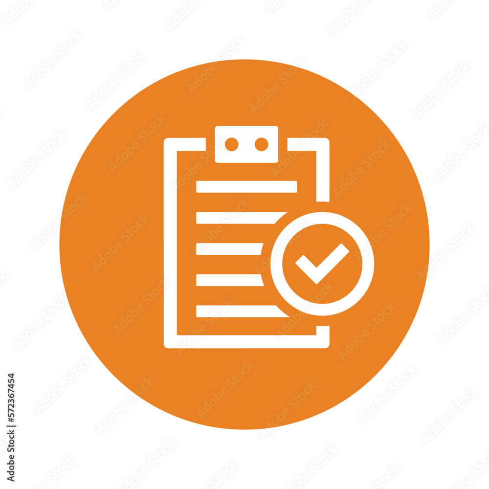 Task done icon. Vector illustration. Task done icon. Vector illustration.