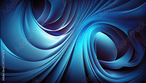 Simple blue Abstract Background Generative AI 