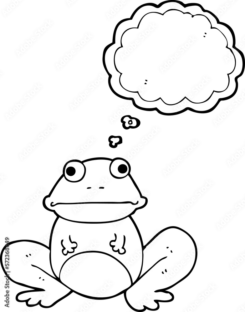 thought bubble cartoon frog thought bubble cartoon frog