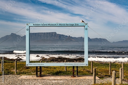Cape Town, view from Robben Island (South Africa) photo