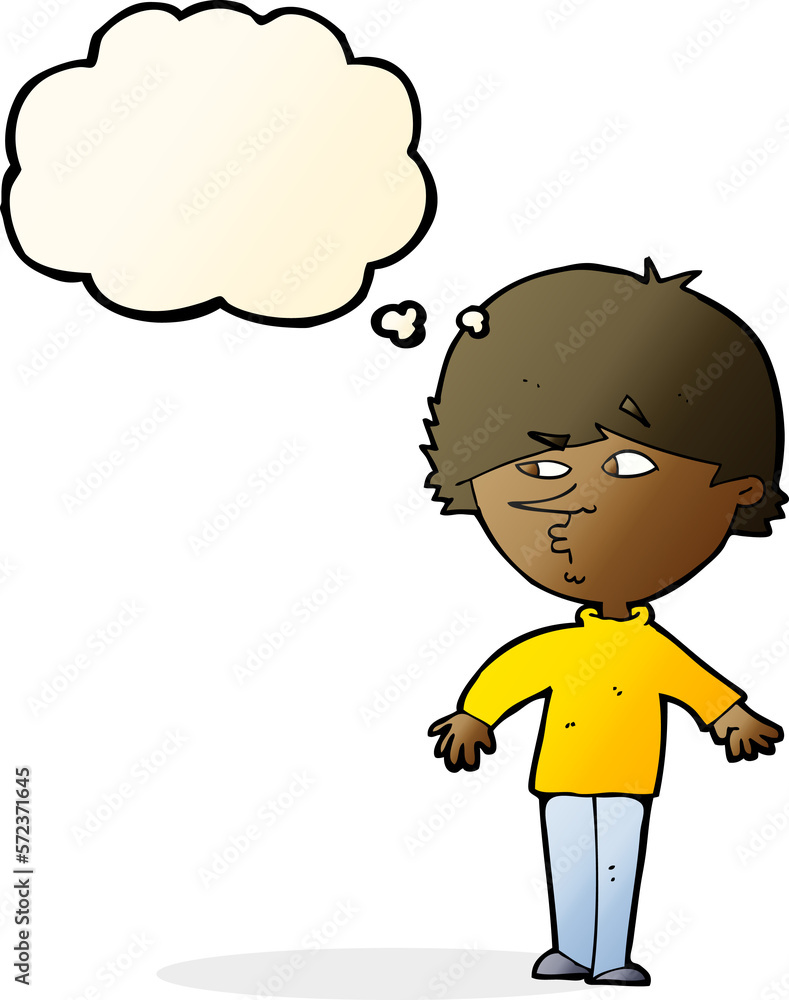 cartoon suspicious man looking over shoulder with thought bubble cartoon suspicious man looking over shoulder with thought bubble