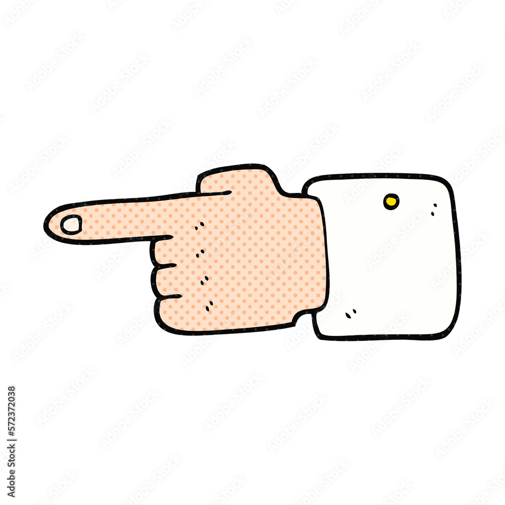 cartoon pointing hand cartoon pointing hand