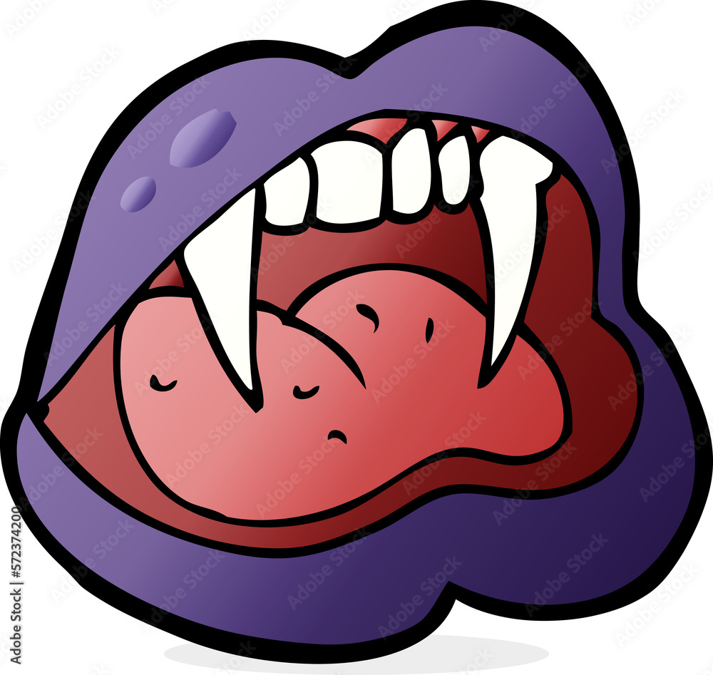 cartoon vampire lips cartoon vampire lips