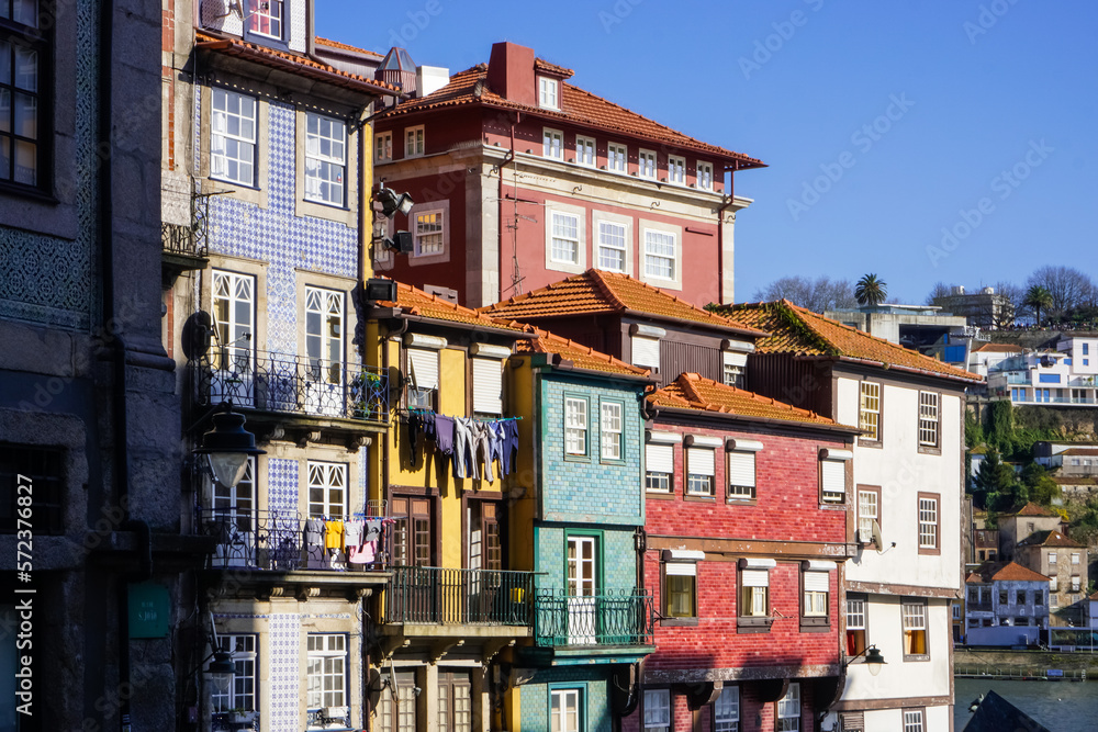 Traditional Portuguese houses in Porto
