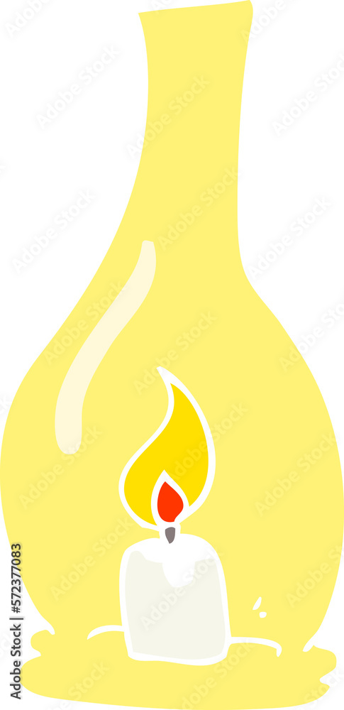 flat color illustration of a cartoon lantern flat color illustration of a cartoon lantern