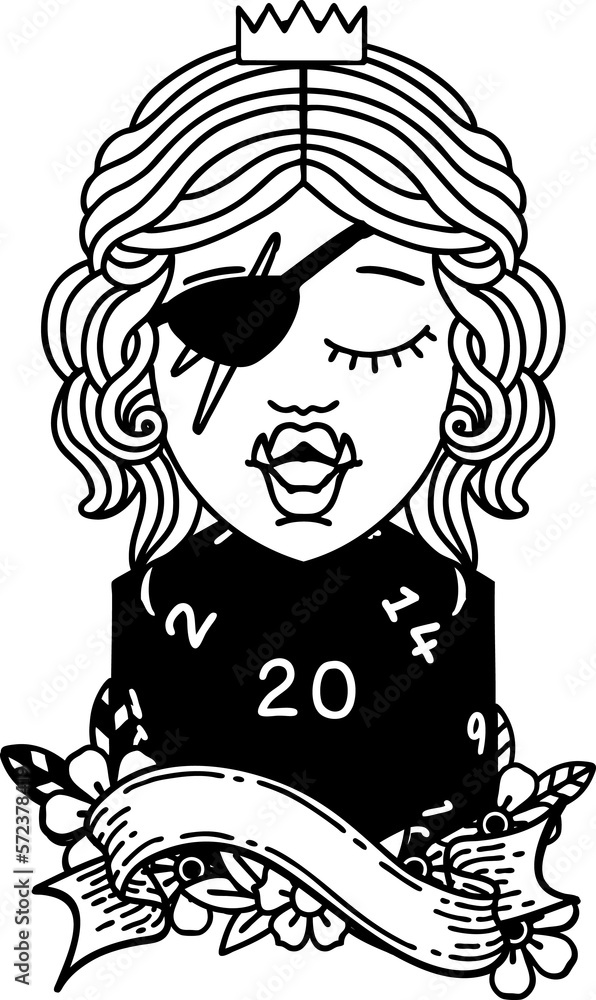 orc rogue character with natural twenty dice roll illustration orc rogue character with natural twenty dice roll illustration